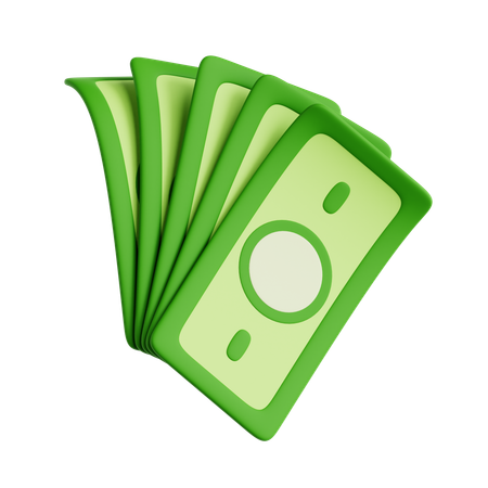 Money Cash  3D Icon