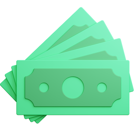 Money Cash  3D Illustration
