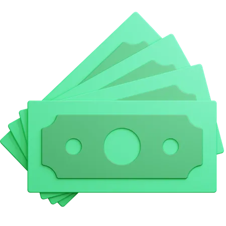 Money Cash  3D Illustration