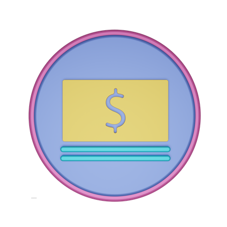 Money Cash 3D Icon