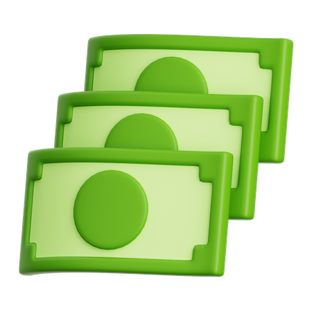 Money Cash1  3D Icon