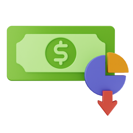 Money Chart  3D Icon