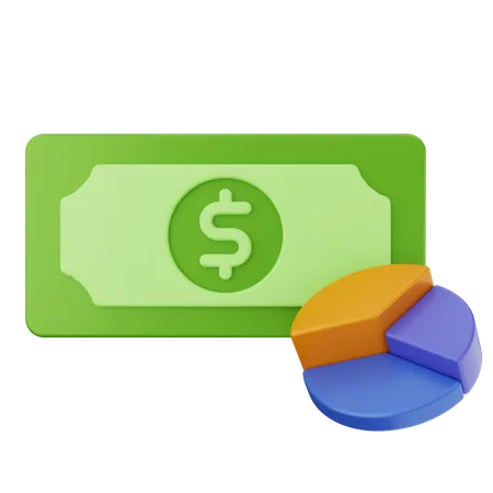 Money Chart  3D Icon