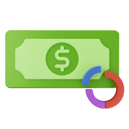 Money Chart  3D Icon