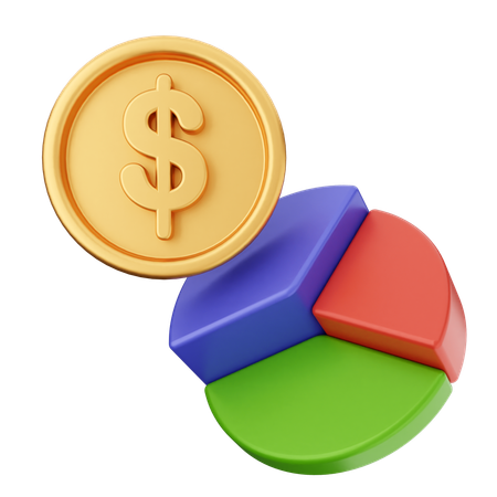 Money Chart  3D Icon