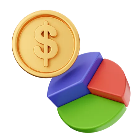 Money Chart  3D Icon