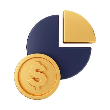 Money Chart  3D Illustration