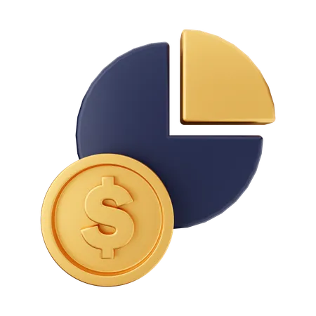 Money Chart  3D Illustration