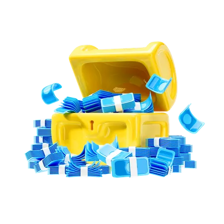 Money Chest  3D Icon