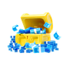 money chest emoji 3d