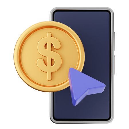 Money Click  3D Icon