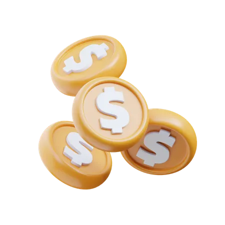 Money Coin 3 D Illustration 3D Icon