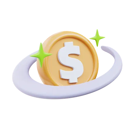 Money Coin  3D Icon