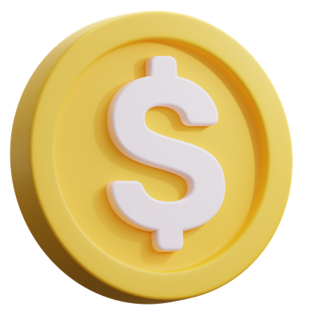 Money Coin  3D Icon