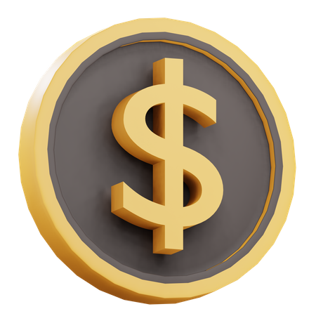 Money Coin  3D Icon