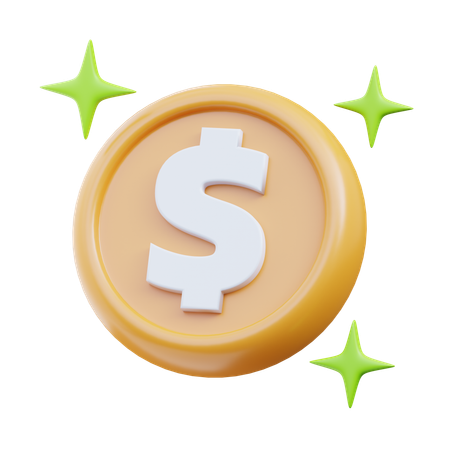 Money Coin  3D Icon