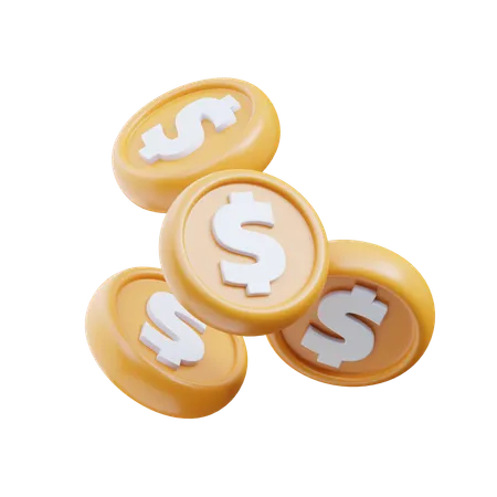 Money Coin  3D Icon