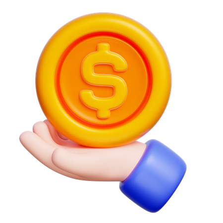 Money coin  3D Icon