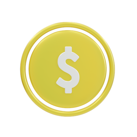 Money Coin  3D Icon
