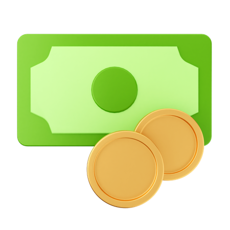 Money Coin Payment  3D Icon