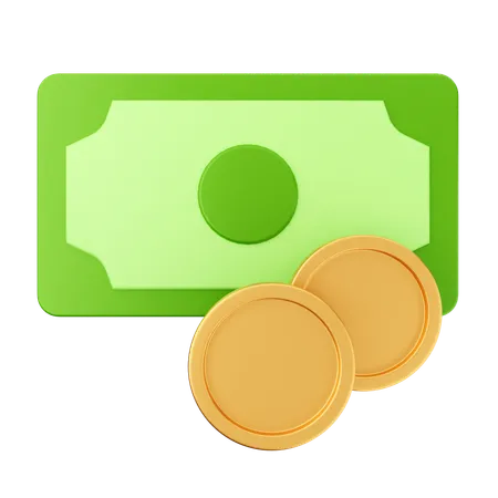 Money Coin Payment  3D Icon