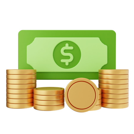 Money Coins  3D Icon