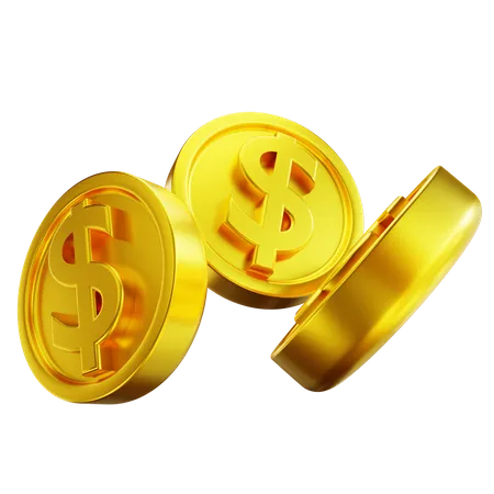 Money Coins  3D Illustration