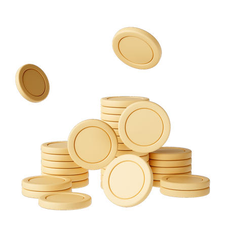 Money Coins  3D Icon