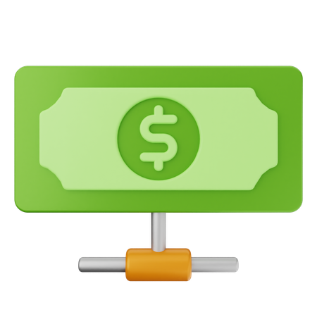 Money Connection  3D Icon