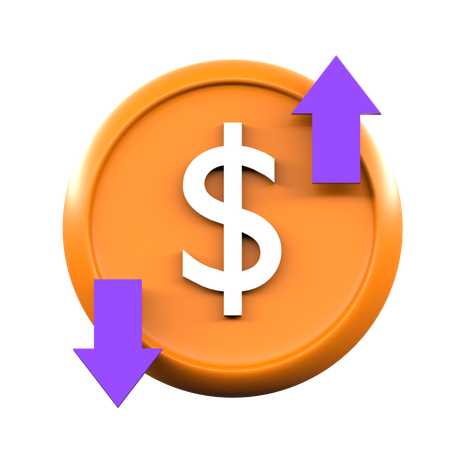 Money Conversion  3D Icon