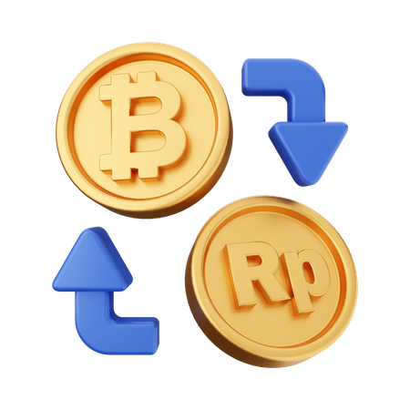 Money Conversion  3D Icon