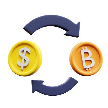 Money Converted  3D Icon