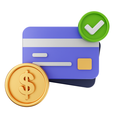 Money Credit Card  3D Icon