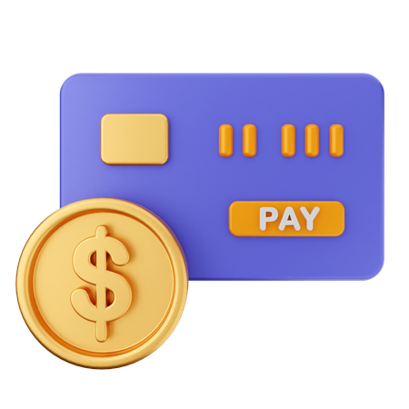 Money Credit Card  3D Icon