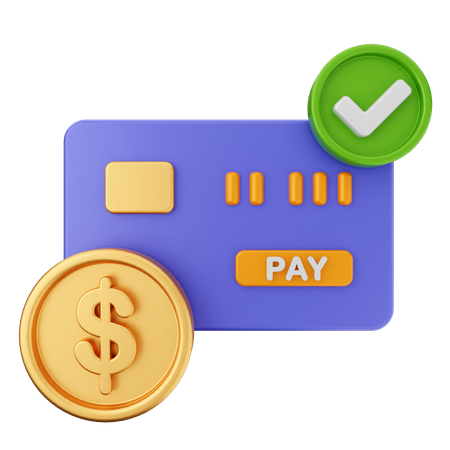 Money Credit Card  3D Icon