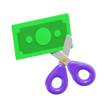 Money Cut  3D Icon