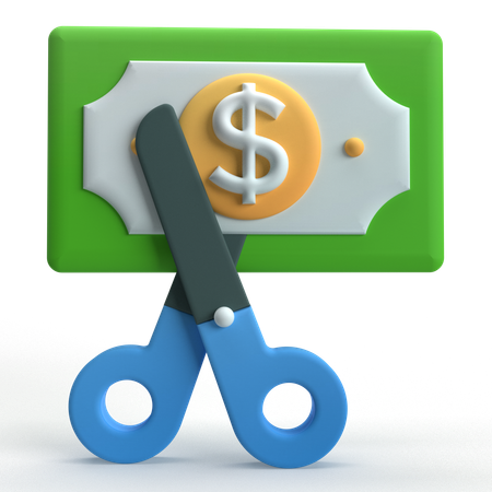 Money Cut  3D Icon