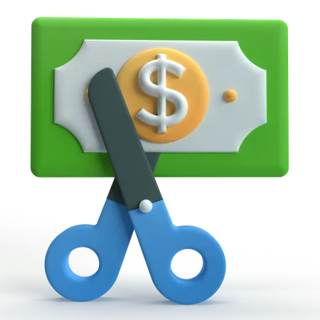 Money Cut  3D Icon