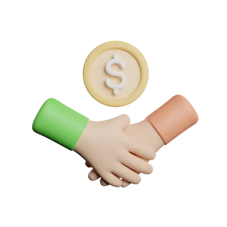 Deal Price Negotiation 3D Icon