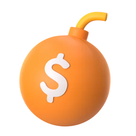 Money Debt  3D Icon