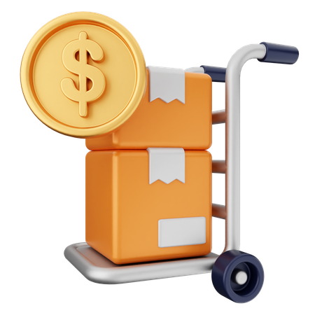 Money Delivery  3D Icon