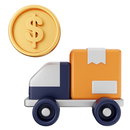 Money Delivery  3D Icon