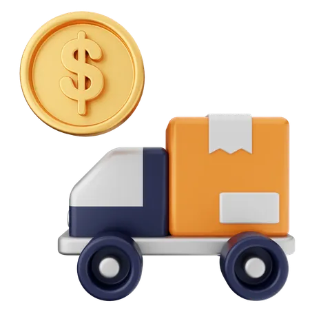 Money Delivery  3D Icon