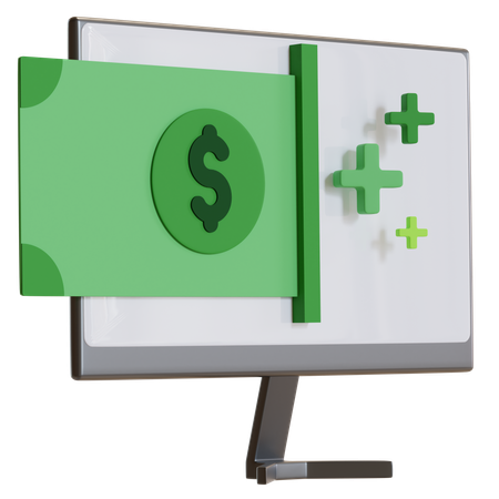 Money Deposit  3D Icon