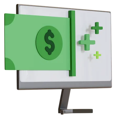 Money Deposit  3D Icon