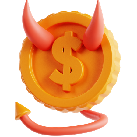 Money Devil  3D Icon