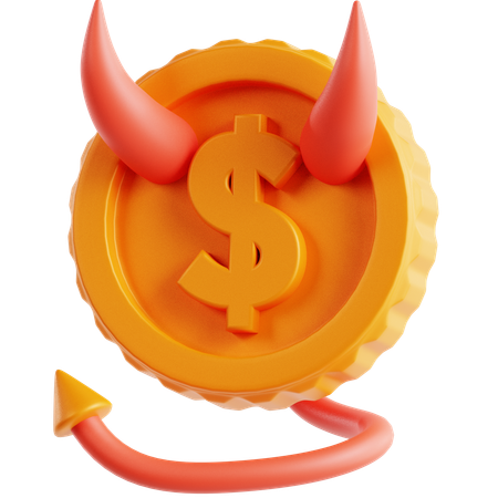 Money Devil  3D Icon