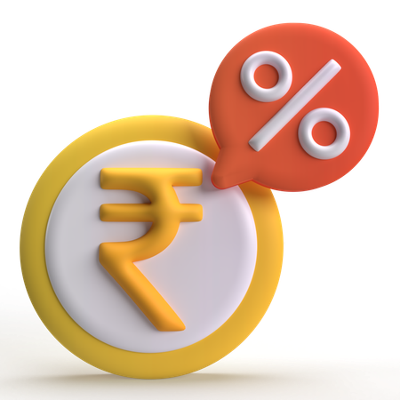 Money Discount  3D Icon