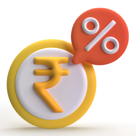 Money Discount  3D Icon