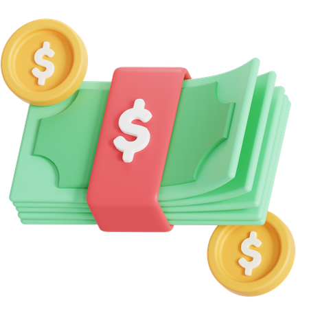 Money dollar  3D Icon